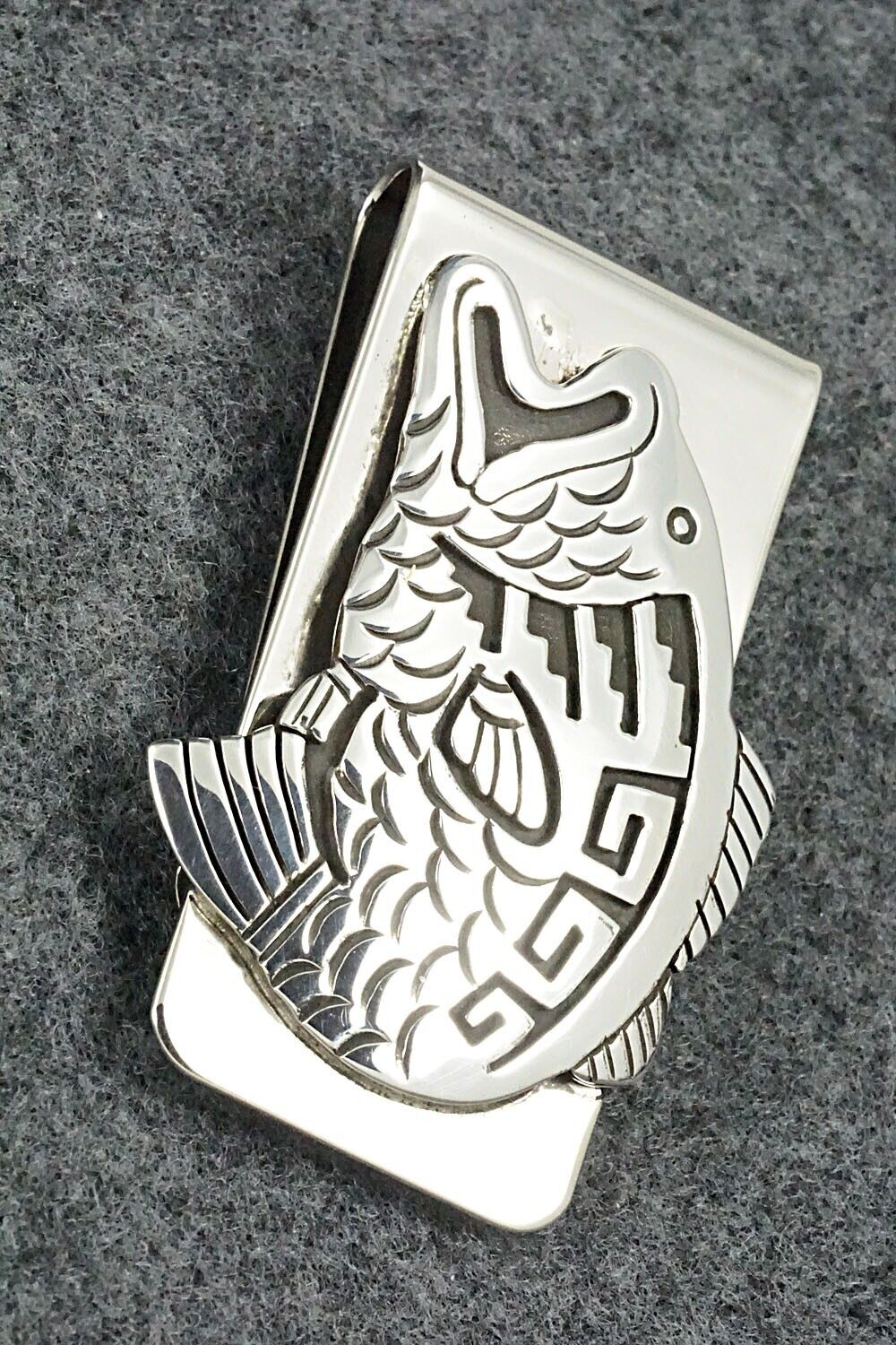 Sterling Silver & Stainless Steel Money Clip - Sonny Gene