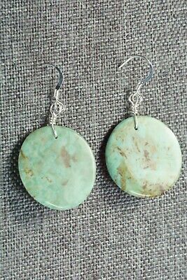 Turquoise & Sterling Silver Earrings - Joe Garcia