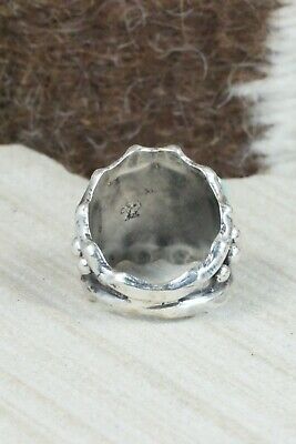 Turquoise & Sterling Silver Ring - Andrew Vandever - Size 6.25