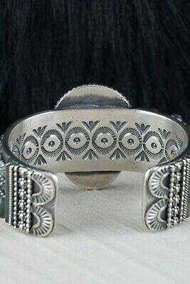 Navajo Turquoise & Sterling Silver Bracelet - Myron Etsitty - High Lonesome Trading