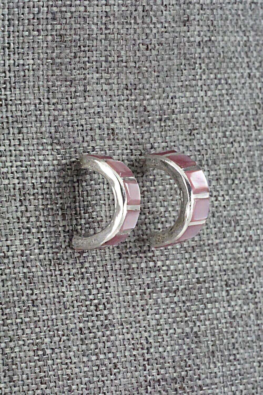 Mother of Pearl & Sterling Silver Earrings - Glennetta Luna