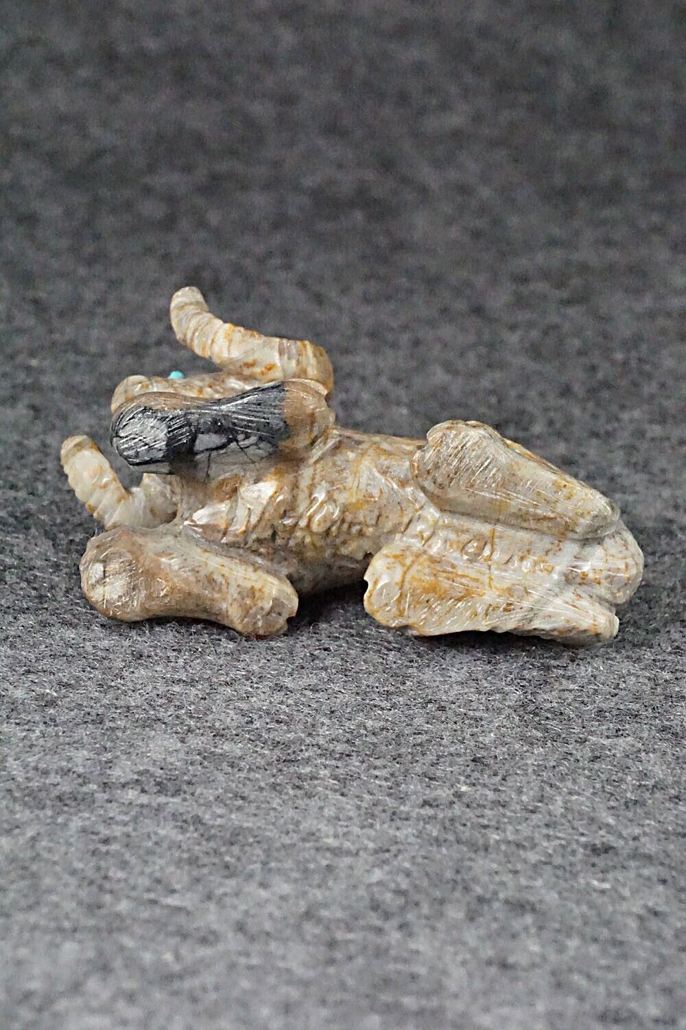 Ram Zuni Fetish Carving - Wilfred Cheama