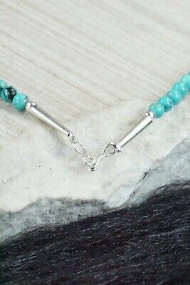 Turquoise & Sterling Silver Necklace - Navajo