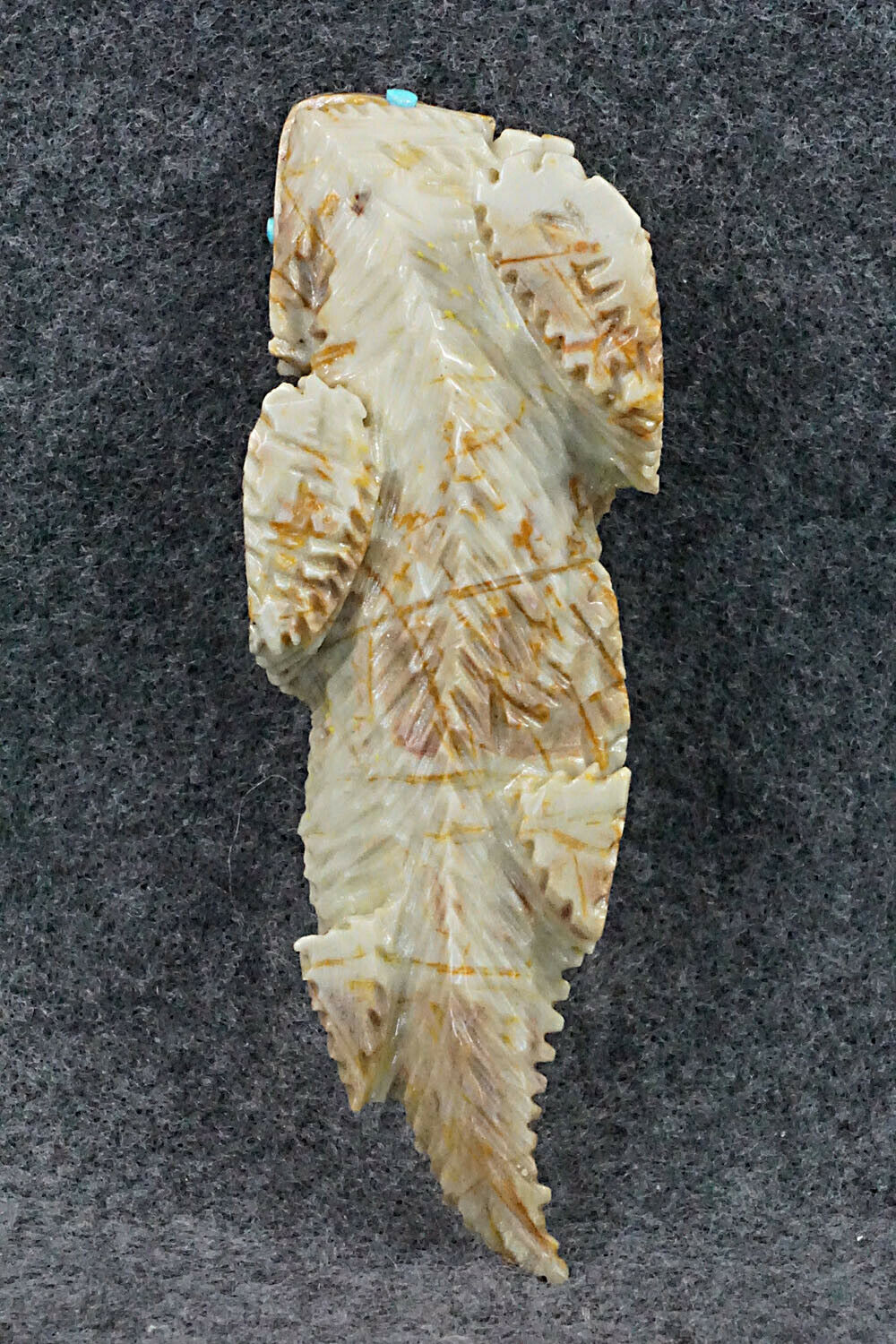 Horned Toad Zuni Fetish Carving - Alvin Haloo