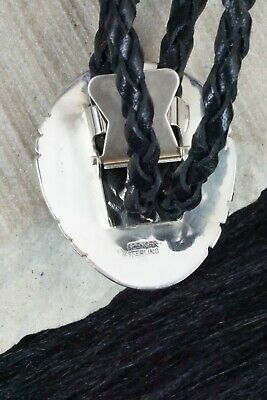 Turquoise & Sterling Silver Bolo Tie - Spencer