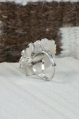 Navajo Turquoise and Sterling Silver Ring - Zeita Begay - Size 6.5