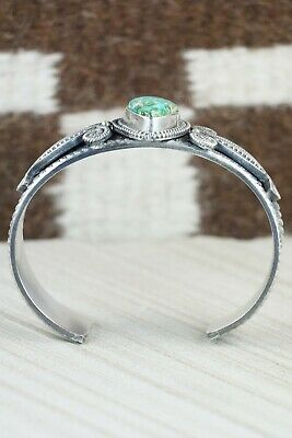 Kingman Turquoise & Sterling Silver Bracelet - Michael Calladitto