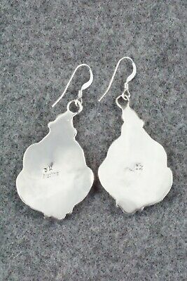 Coral & Sterling Silver Earrings - Darrell Morgan