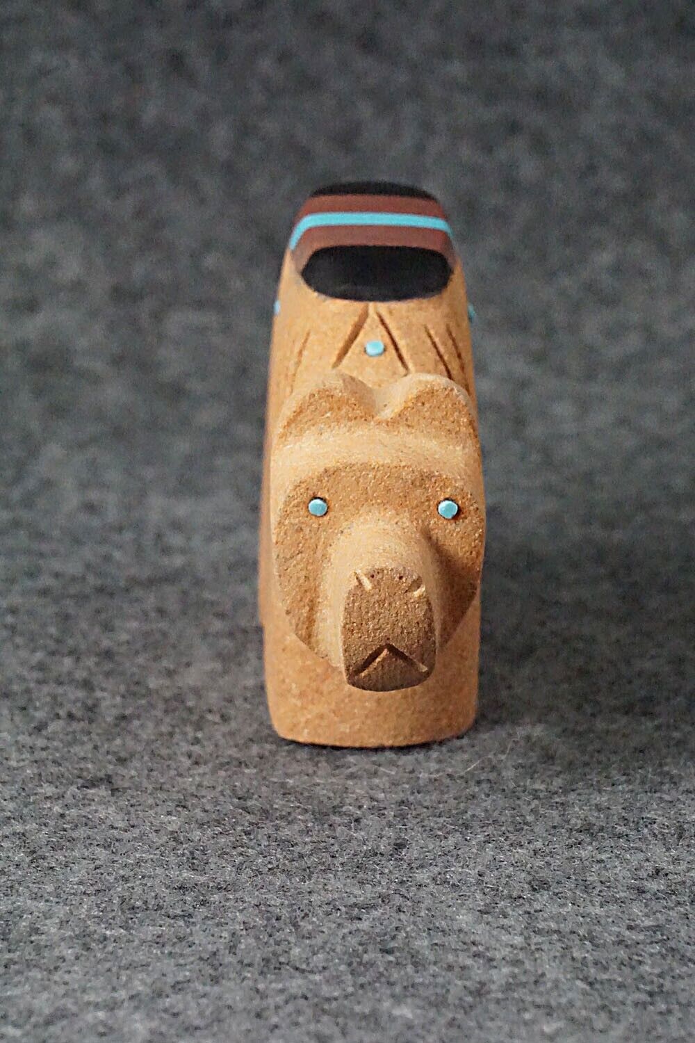 Bear Zuni Fetish Carving - Brandon Phillips