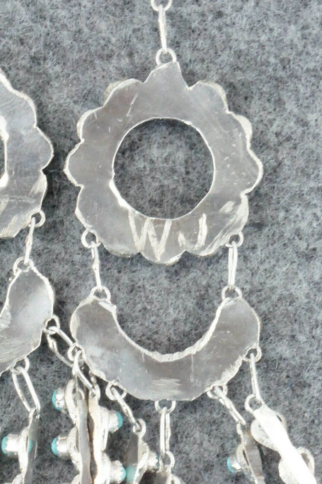 Turquoise & Sterling Silver Earrings - Waylon Johnson