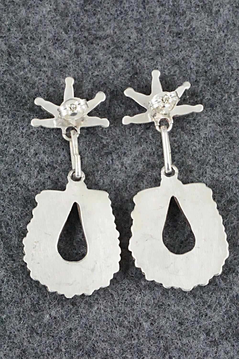 Turquoise & Sterling Silver Earrings - Rena Cachina