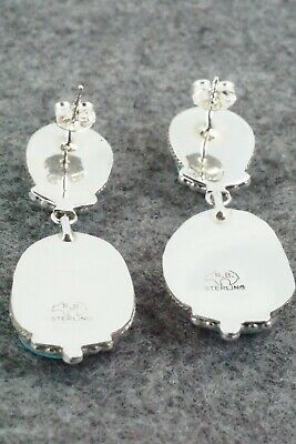 Turquoise & Sterling Silver Earrings - Verley Betone