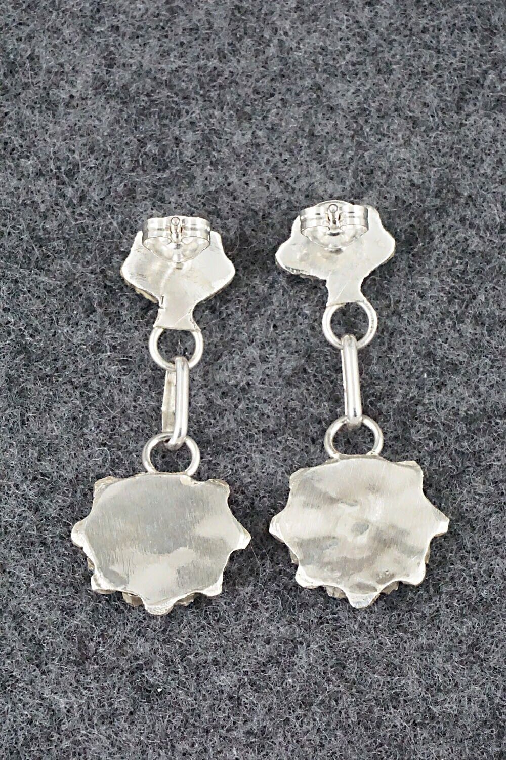 Turquoise & Sterling Silver Earrings - David Leekity
