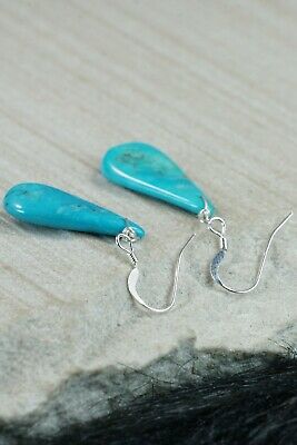 Navajo Turquoise & Sterling Silver Earrings - Native American