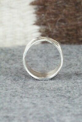 White Buffalo & Sterling Silver Ring - Claresse Kylestewa - Size 7