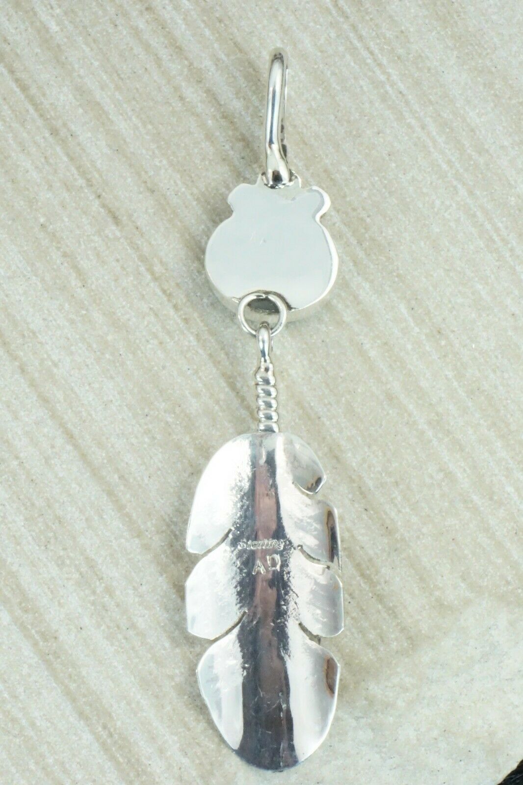 Turquoise and Sterling Silver Pendant - Aaron Davis