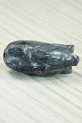 Pig Zuni Fetish Carving - Stanton Hannaweeke