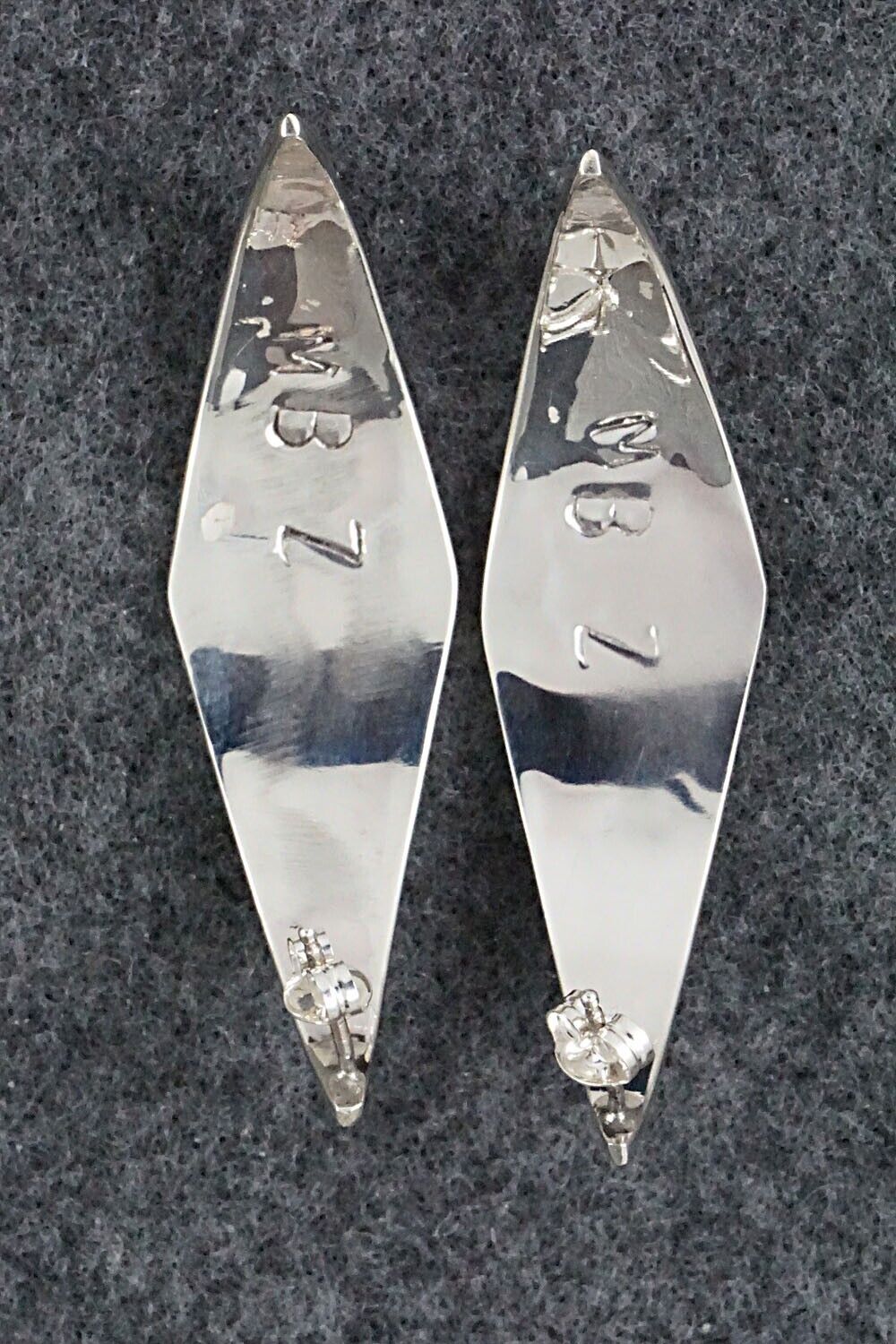 Multi Stone & Sterling Silver Earrings - Leif Esalio