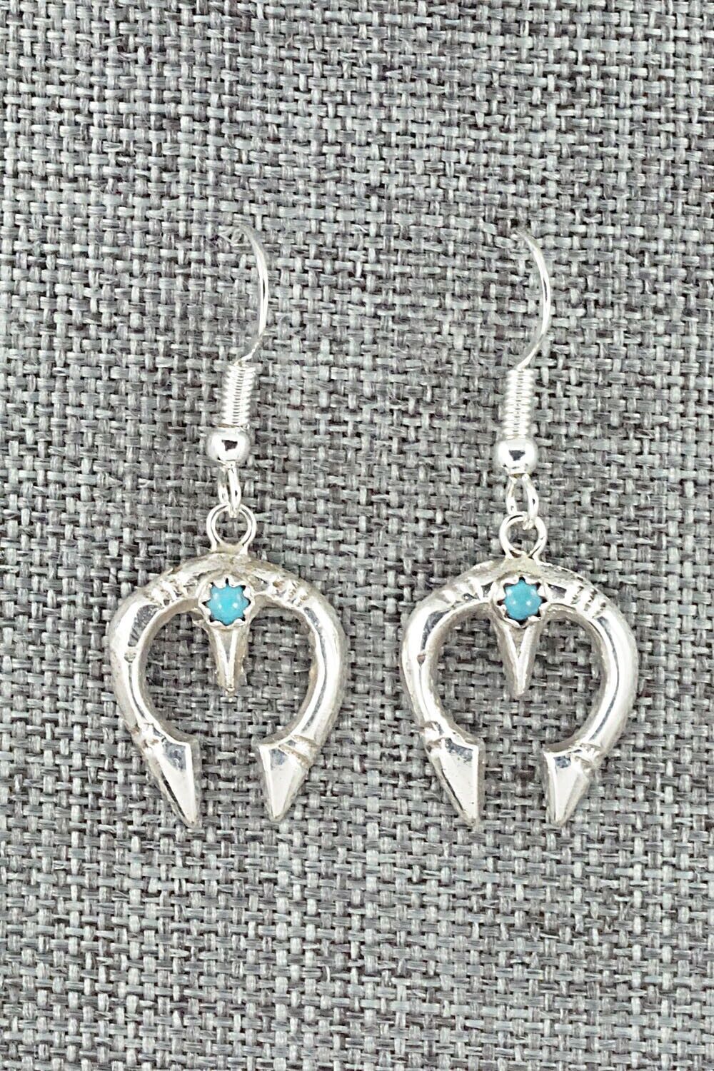 Turquoise & Sterling Silver Earrings - Lorraine Chee