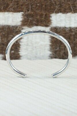 Navajo Sterling Silver Bracelet - Elaine Tahe