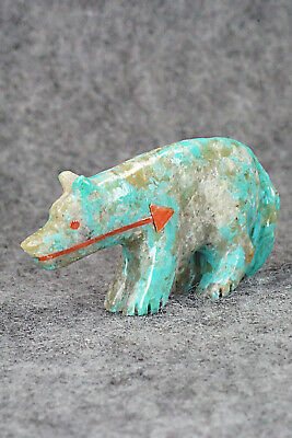 Wolf Zuni Fetish Carving - Andres Quandelacy