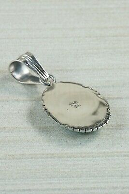 Navajo Turquoise and Sterling Silver Pendant - Samuel Yellowhair