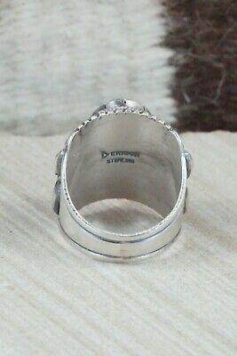 Turquoise & Sterling Silver Ring - Derrick Gordon - 10