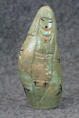 Corn Maiden Zuni Fetish Carving - Sandra Quandelacy