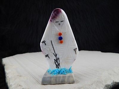 Corn Maiden Zuni Fetish Carving - Gloria Chattin - High Lonesome Trading