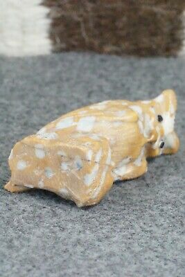 Owl Zuni Fetish Carving - Derrick Kaamasee