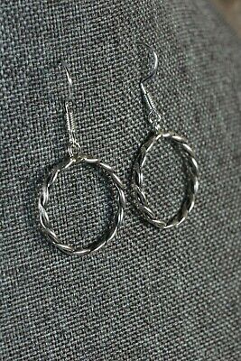 Navajo Sterling Silver Earrings - Nashina Tsosie - High Lonesome Trading