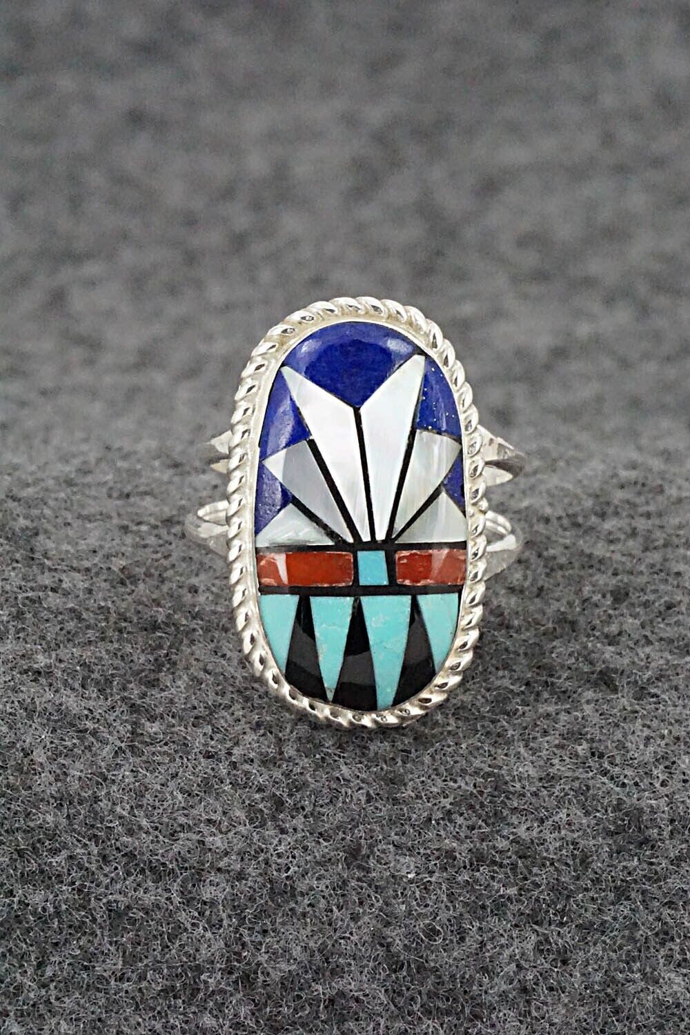 Multi Stone & Sterling Silver Ring - Ola Eriacho - Size 7