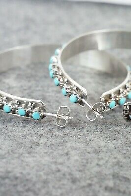 Turquoise & Sterling Silver Earrings - Joanne Cheama