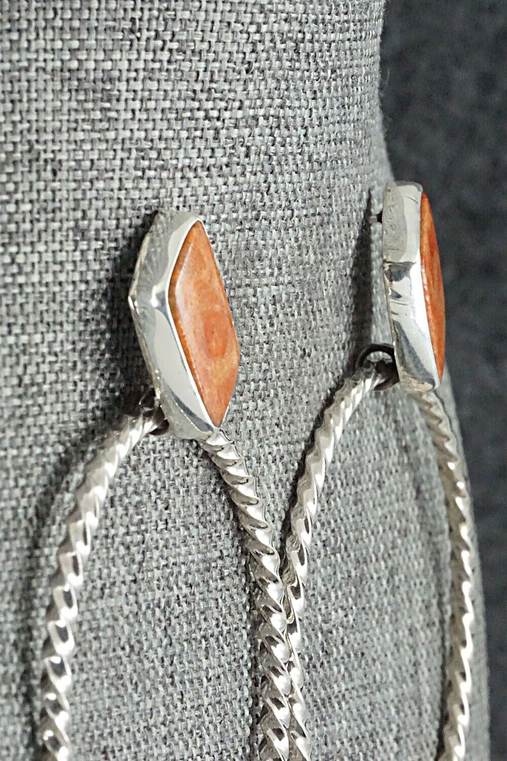 Sponge Coral & Sterling Silver Earrings - Annie Spencer