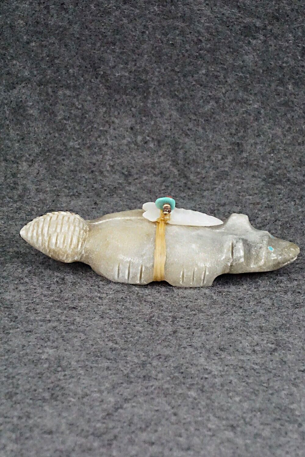 Badger Zuni Fetish Carving - Peter Gasper
