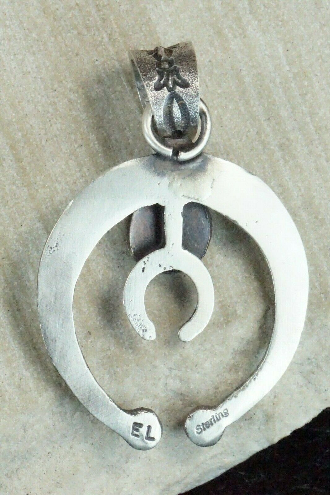 Turquoise and Sterling Silver Pendant - Eva & Linberg Billah