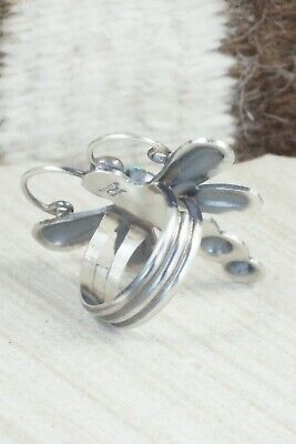 Turquoise and Sterling Silver Ring - Tim Yazzie - 7.75