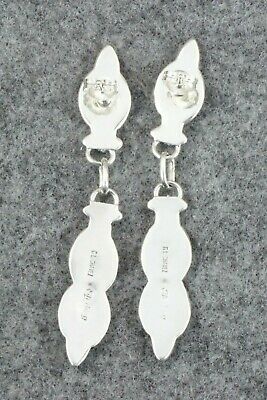 Turquoise & Sterling Silver Earrings - Derrick & Lorelia Chavez