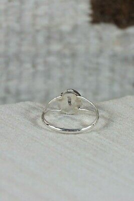 Navajo Lapis and Sterling Silver Ring - Robert Martinez - Size 7.25