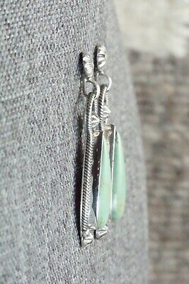 Turquoise & Sterling Silver Earrings - Verley Betone