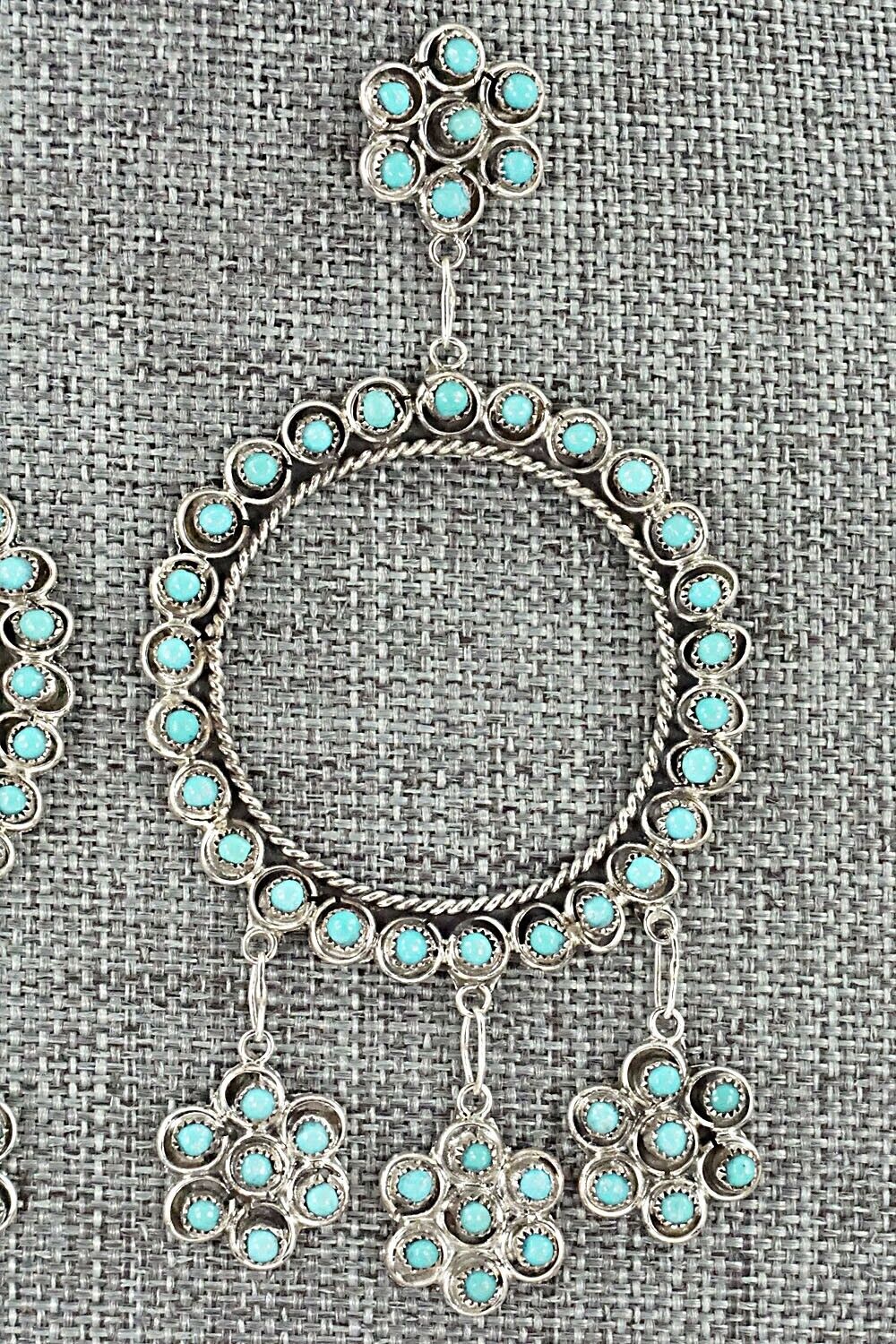 Turquoise & Sterling Silver Earrings - Waylon Johnson