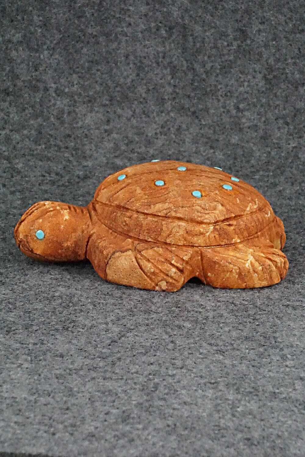 Turtle Zuni Fetish Carving - Louise Ponchuella