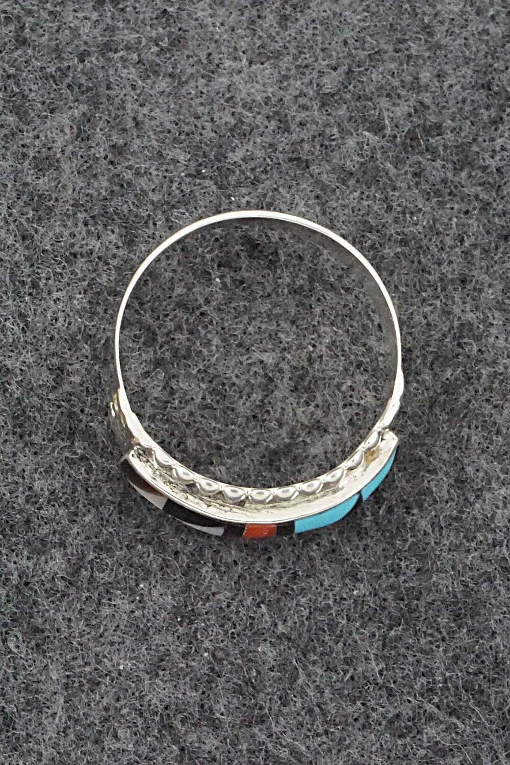 Multi Stone & Sterling Silver Ring - Rebecca Sheyka - Size 11.25