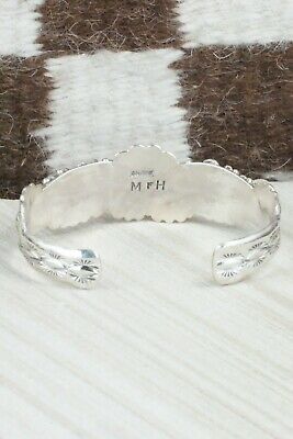 Turquoise & Sterling Silver Bracelet - Murray Hannaweeka