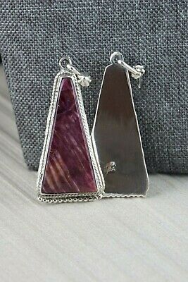 Spiny Oyster & Sterling Silver Necklace and Earrings Set -Annie Spencer - Navajo - High Lonesome Trading