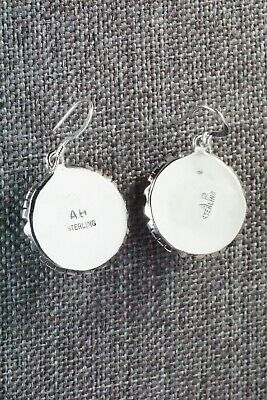 Turquoise & Sterling Silver Earrings - Amos Begay