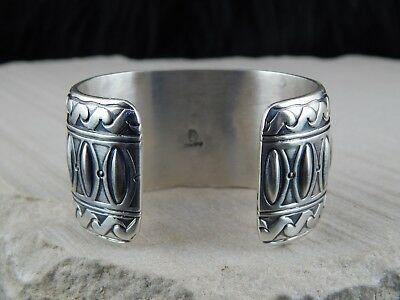 Navajo Sterling Silver Bracelet - Raymond Delgarito - High Lonesome Trading