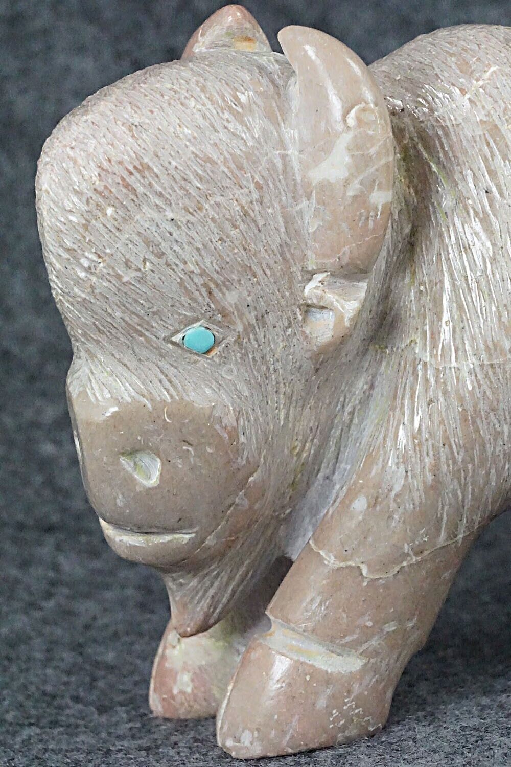 Buffalo Zuni Fetish Carving - Jonas Hustito