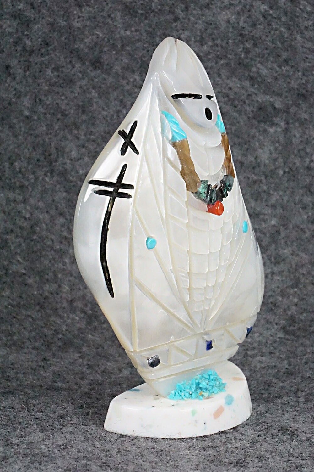 Corn Maiden Zuni Fetish Carving - Vickie Quandelacy