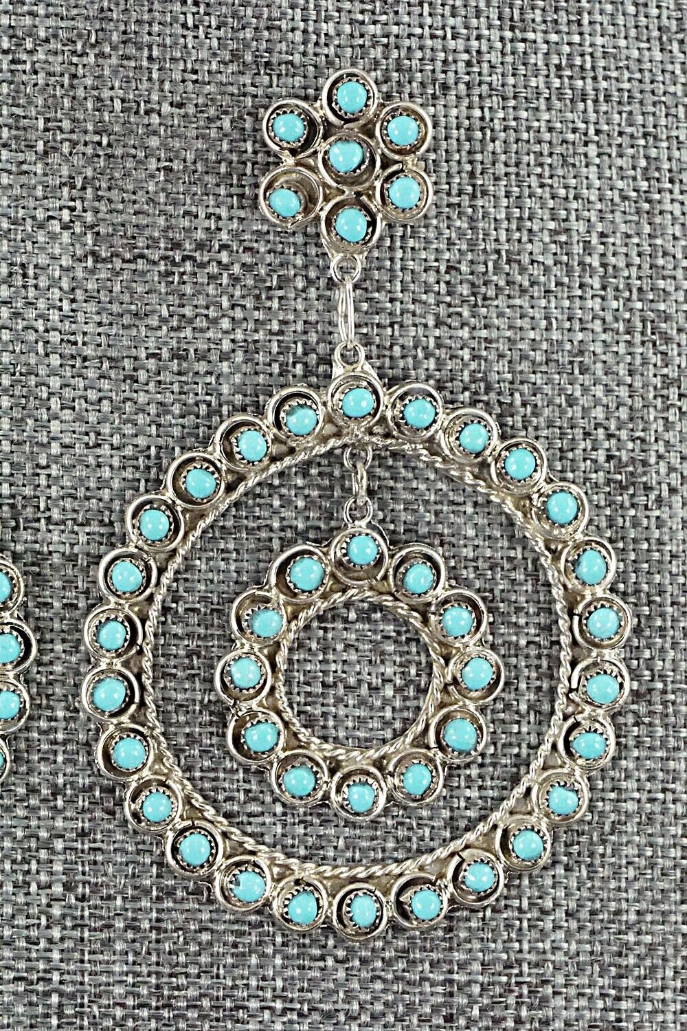 Turquoise & Sterling Silver Earrings - Waylon Johnson
